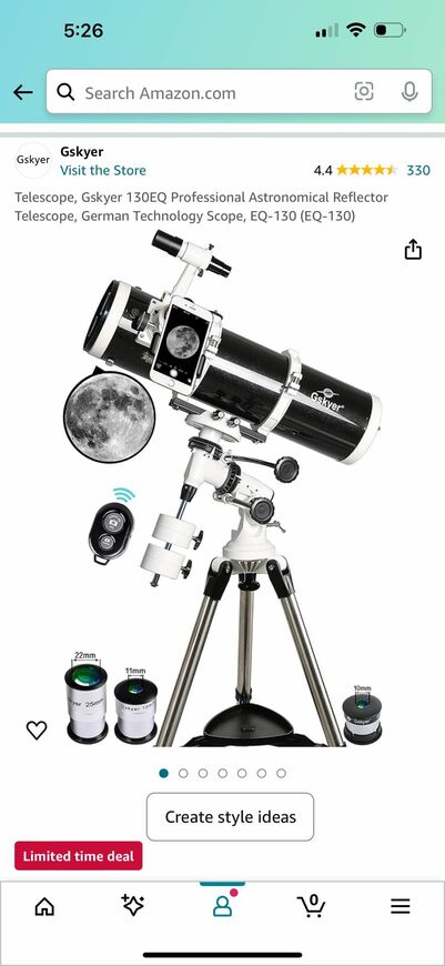 Gskyer 130-EQ Telescope Brand New In Box