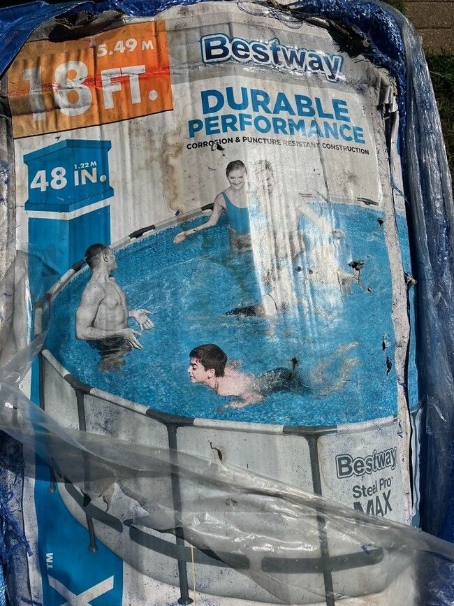 18ft. Round Above Ground Pool Sold By BEST WAY