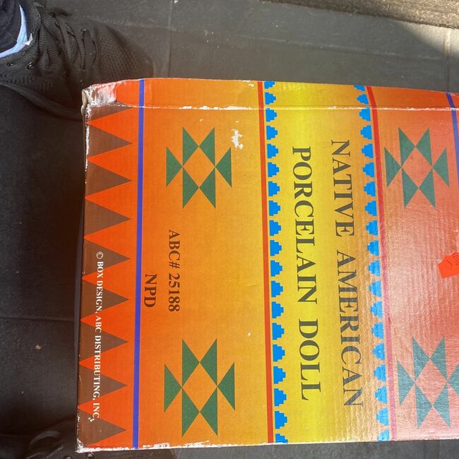 Native American Porcelain Doll