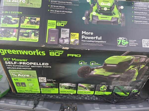 Greenworks Lawnmower
