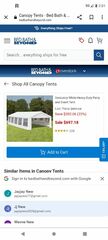 10+30 Canopy Tent New