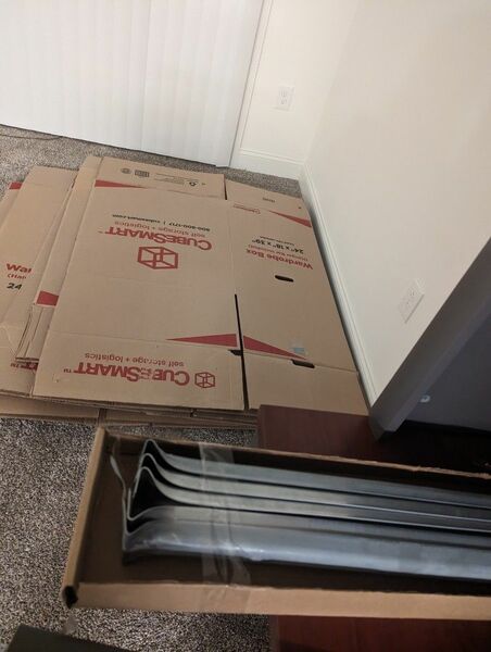 Garment Moving Boxes Wardrobe