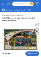 Inflatable Pirate Ship