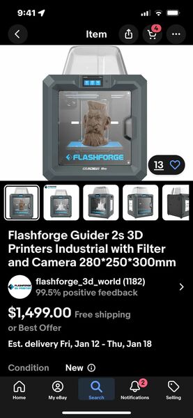 ASHFORGE Guider IIS 3D Printer