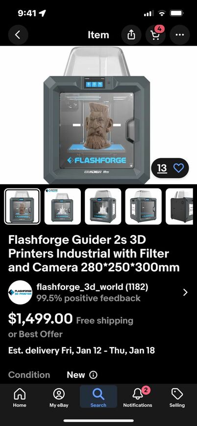 ASHFORGE Guider IIS 3D Printer