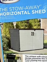 Suncast Horizontal Shed Stow-away
