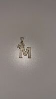 14 K Gold M Pendant