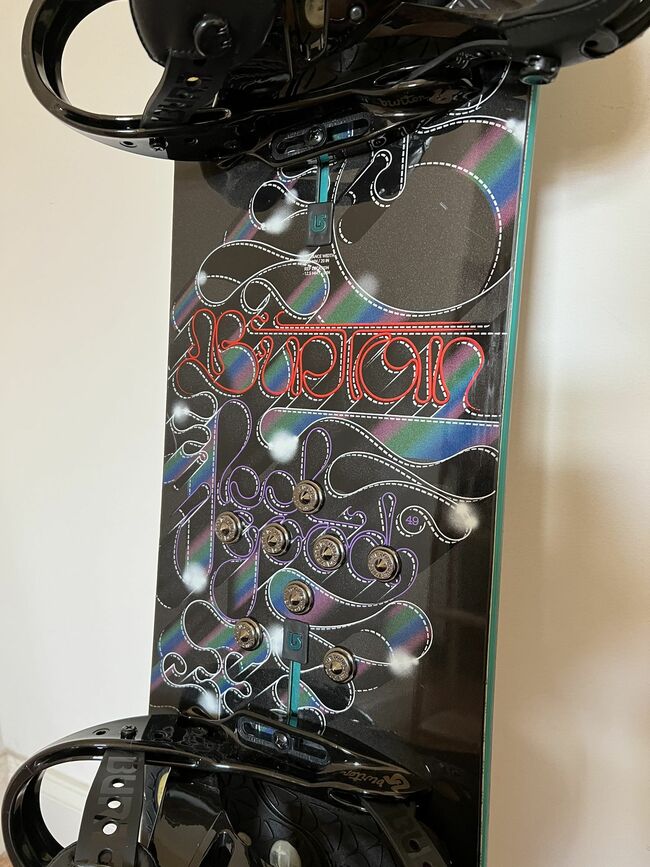 Burton Snowboard With Lexa Bindings