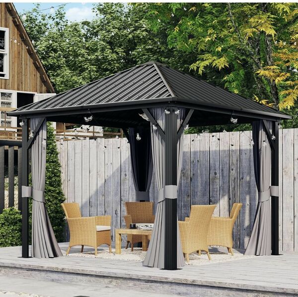 Aoxun 10FTx10FTHardtop Gazebo