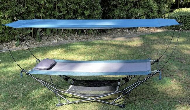 Foldable Hammock with Canopy