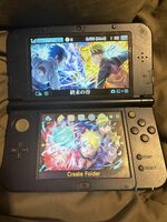 3DS LL ( comes with games and 64gb sd card)