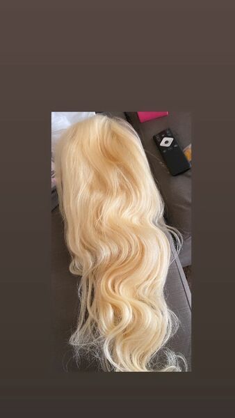 Human Hair Wig Blonde