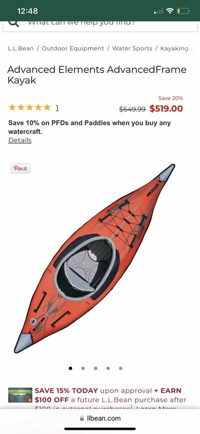 Inflatable kayak