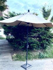 UMBRELA WITH HEAVY DUTY STAND