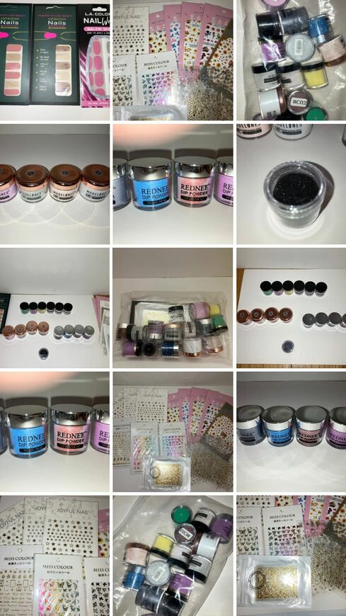 Nail Art Manicure Bundle!!! Lot of dips, wraps, decals, etc. 💅