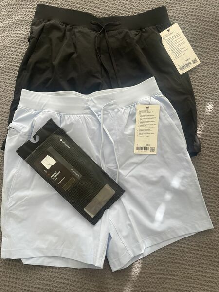 New With Tags Mens lululemon Size Medium 2 Shorts 1 Boxer