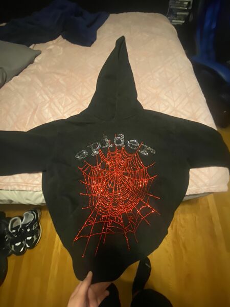 Red And Black Spider Hoodie