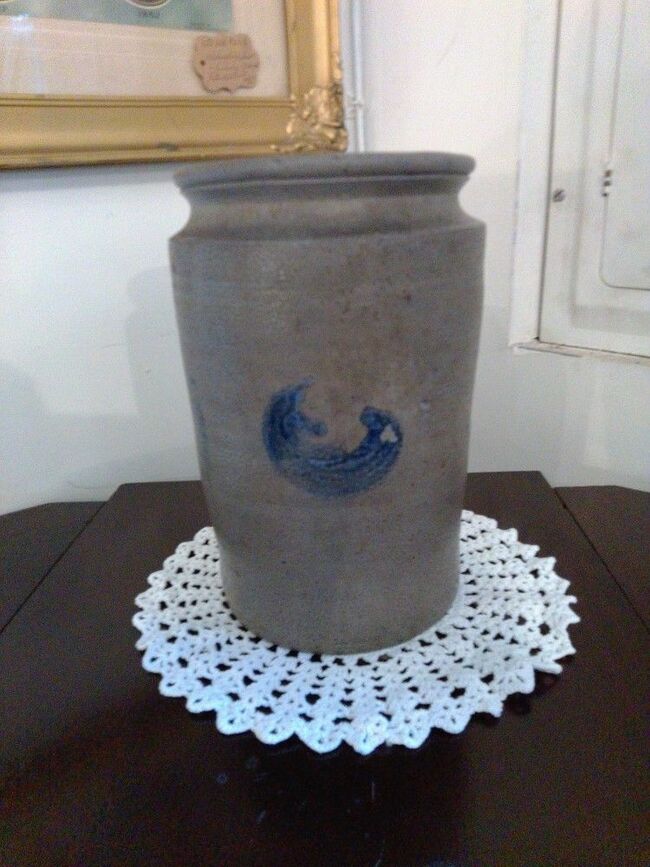 Antique Primitive Stoneware Crock