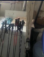 Volkl Skis 154 And Ski Poles