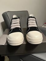 Rick Owen’s Low Top Sneakers