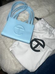 Blue Small Telfar Bag