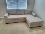 Couch Sofa With chaise Pulls Out For Sleeper