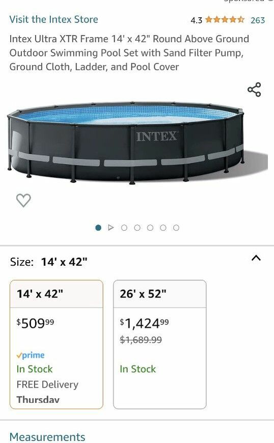 Above Ground Pool And Accessories
