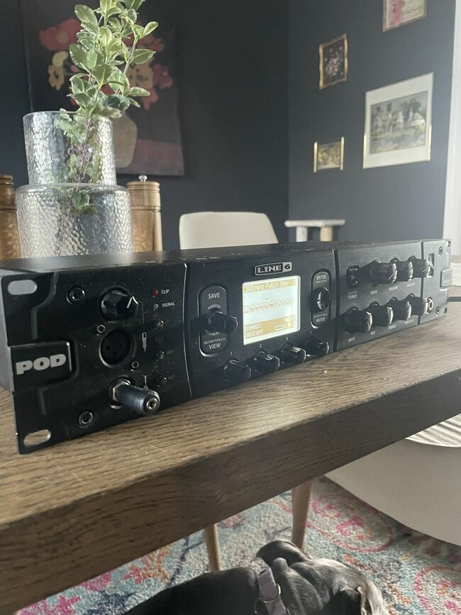 Line 6 POD HD Pro rack mount effects processor.