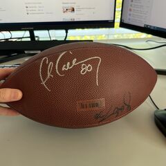 NY Giants Signed Football