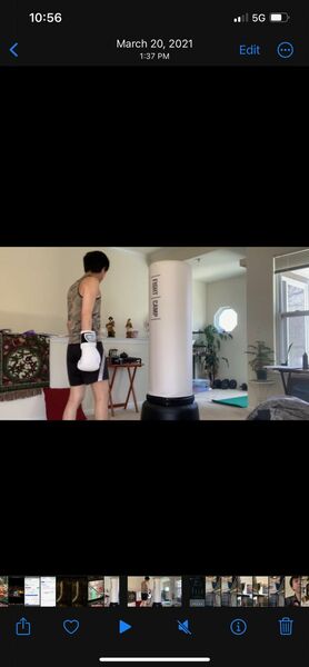 Brand New Fight Camp Punch Bag With Gloves