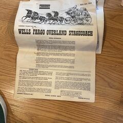 Wells Fargo Stagecoach Model