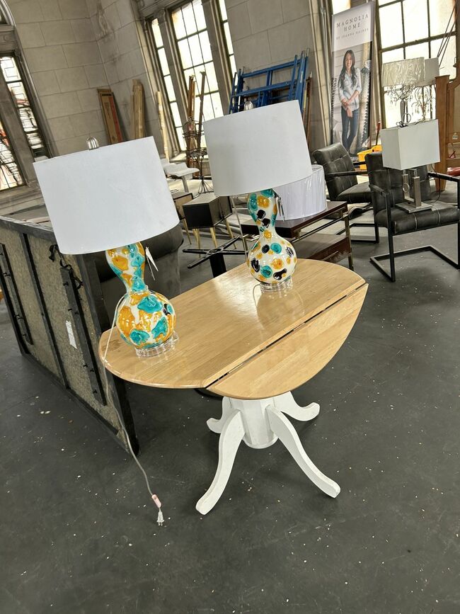 Folding Leaf Solid Wood Table