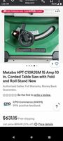 Metabo Table Saw