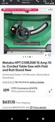 Metabo Table Saw