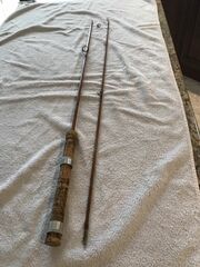 Vintage Airex Bamboo Fishing Rod & 2 Airex Spinning Reels