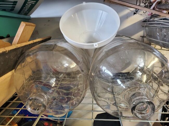 6 Gal Glass Carboy x2